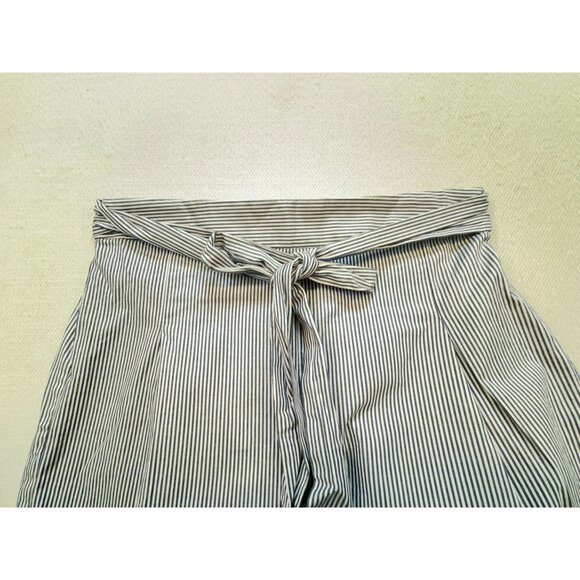 J. Crew Women's Casual Shorts Lightweight Summer Stripe Cotton Size 2 Blue White - Picture 6 of 12